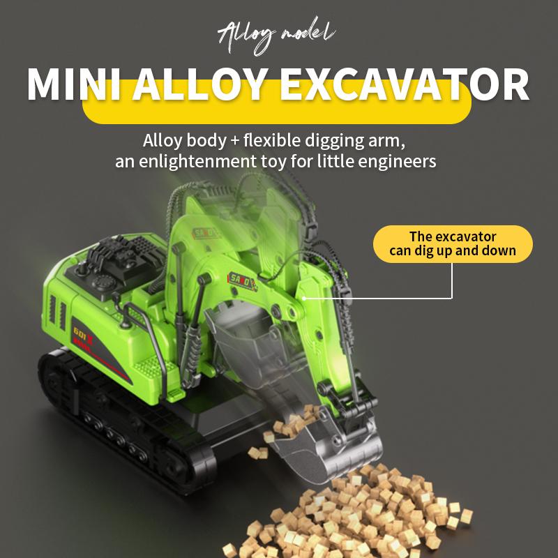 1:64 Remote Control Engineering Vehicle, Alloy Body with Lights and Sound, APP-Controlled, Christmas Gift for Boys and Girls 1:64 Remote Control Engineering Vehicle, Alloy Body with Lights and Sound, APP-Controlled, Christmas Gift for Boys and Girls