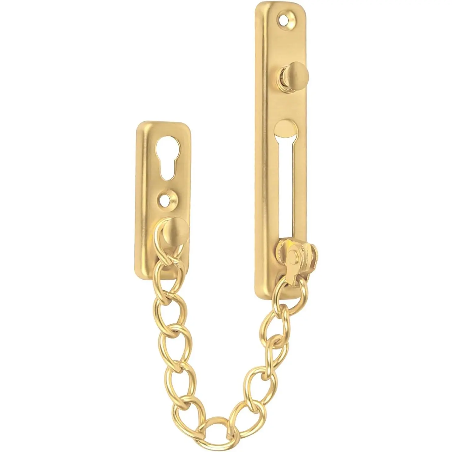 Home Door Security Chain Lock Set, Heavy-Duty Door Hardware for Residential Safety