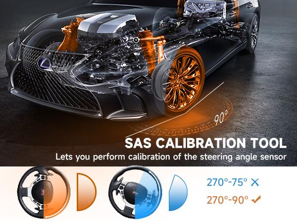 FOXWELL NT630 Plus OBD2 Scanner Bundle with OBDII 16Pin Diagnostic Extension Convert Cable Adapter, ABS SRS Car Scanner/Code Reader with ABS Auto Bleed, SAS, Airbag/Oil/EPB Reset, Active Test