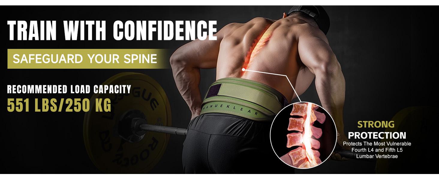 MANUEKLEAR 2-in-1 Weightlifting Belt & Dip Belt with 36.7 IN Rope, Double-Layer Weight Lifting Belts, Powerlifting Gym Weighted Belt for Pull Up Squat MANUEKLEAR 2-in-1 Weightlifting Belt & Dip Belt with 36.7 IN Rope, Double-Layer Weight Lifting Belts, Powerlifting Gym Weighted Belt for Pull Up Squat