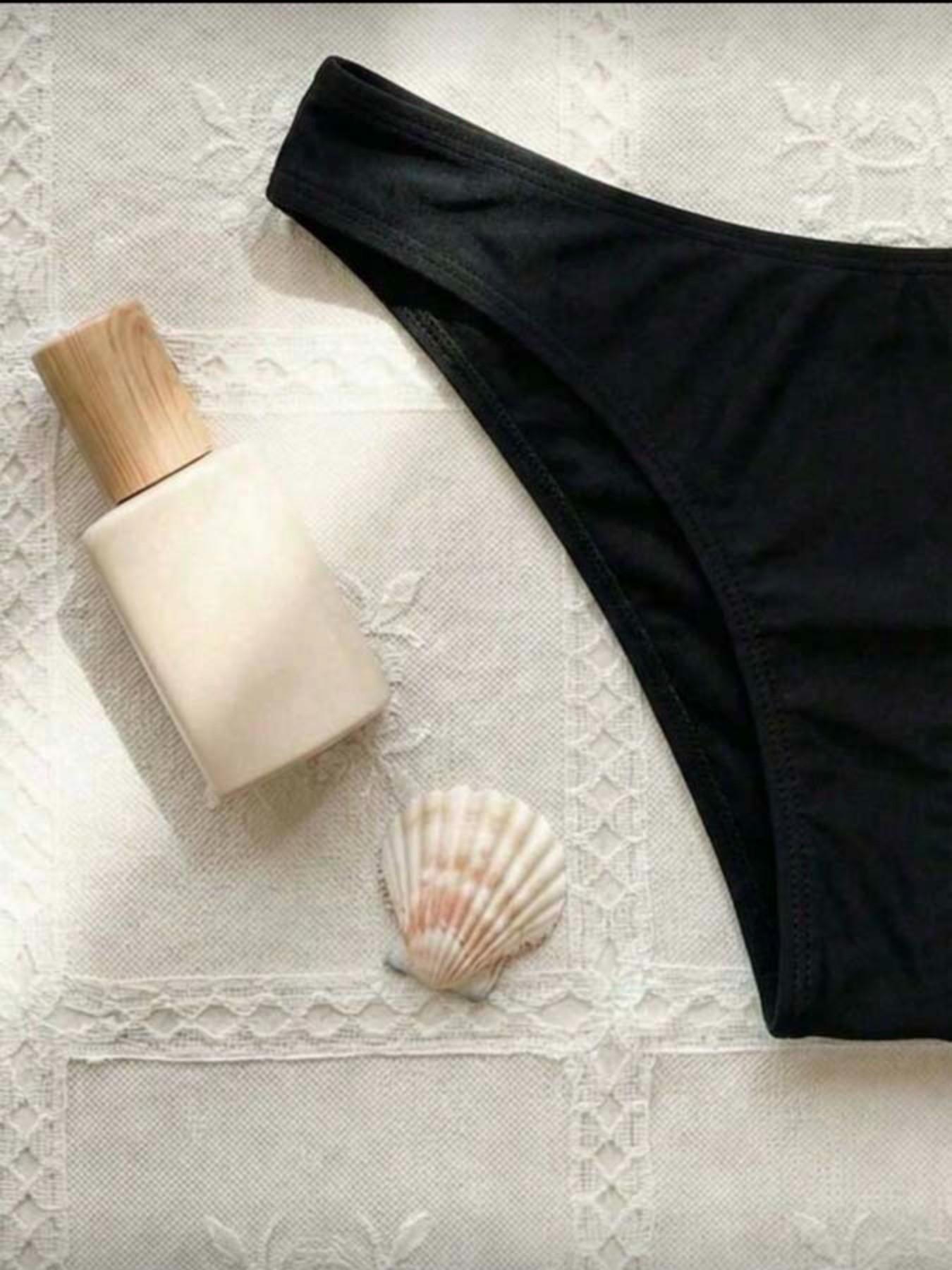 Summer Fashion Simple Bikini Thin Straps High Waist High Cut Triangle Swimsuit, Beach Vacation Sand Swimwear, Essential Poolside Wear, High Waist Beachwear, Swimsuit Summer, Swimsuit For Beach, High Waisted Swimwear