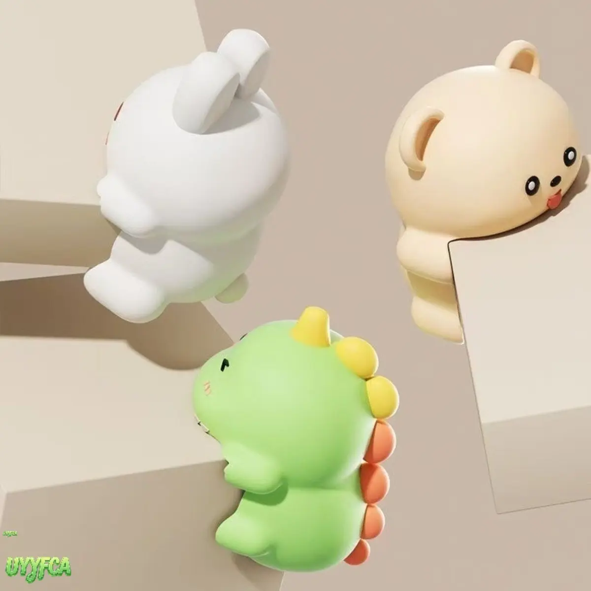 10 PCS Cute Cartoon Baby Corner Protectors, Soft High‑Resilience PVC Table Corner Guards, Cushioned Furniture Bumpers For Sharp Right‑Angle Edges, Child Safety Protective Covers For Home Bedroom Kitchen Bathroom