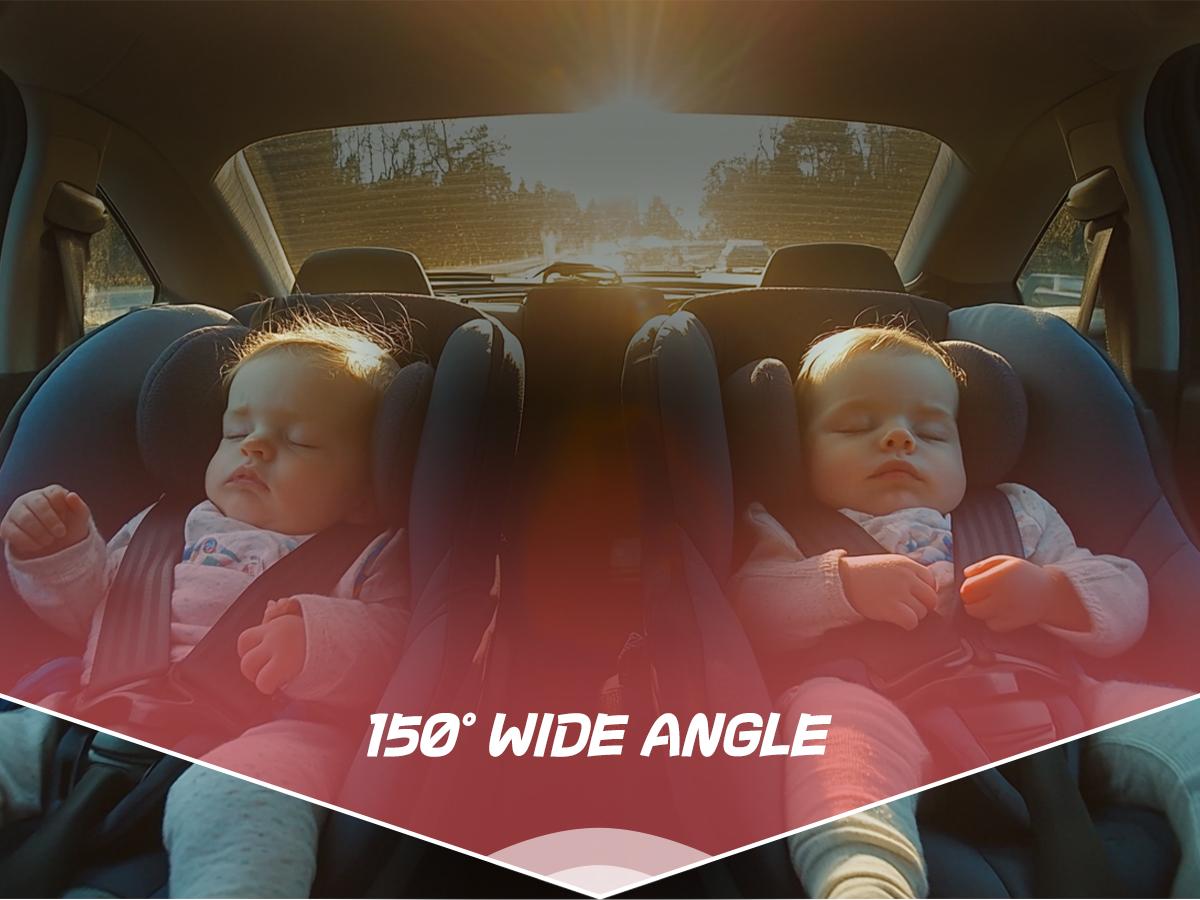 RVGoNow Baby Car Camera for Moms - USB Powered 4.3'' HD 1080P Monitor, Rear-Facing Seat Camera, Night Vision, 150° Wide-Angle, Easy Installation, Safe & Portable Baby Monitor for Car, Baby Mirror, New Moms Gift RVGoNow Baby Car Camera for Moms - USB Powered 4.3'' HD 1080P Monitor, Rear-Facing Seat Camera, Night Vision, 150° Wide-Angle, Easy Installation, Safe & Portable Baby Monitor for Car, Baby Mirror, New Moms Gift