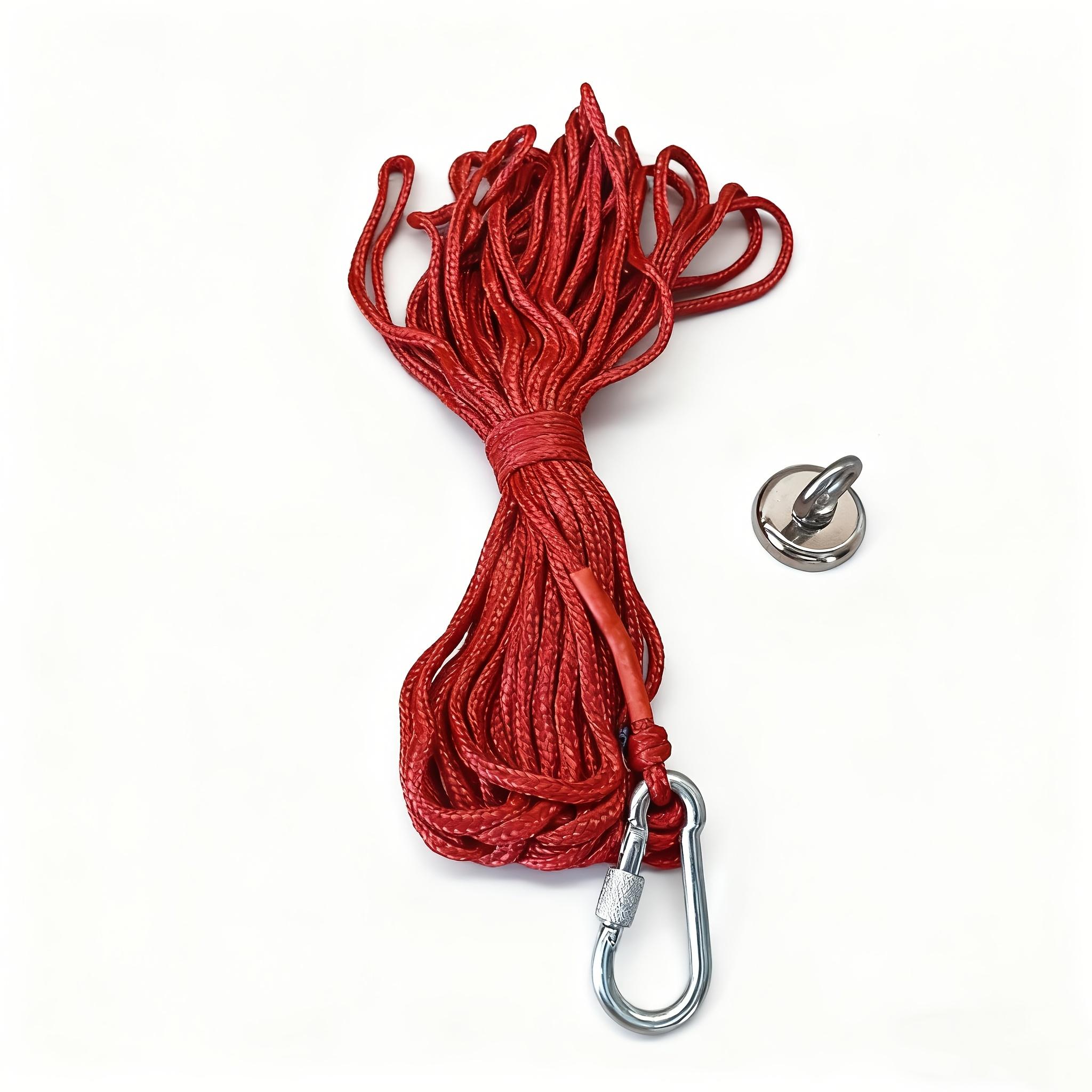 Retractable Magnetic Fishing Kit| 1000cm Long Rope| Suitable for River Fishing/Suspended and Fixed/Heavy Retrieval| 393.7-inch Load-Bearing Rope| Industrial-Grade Magnetic Design, Retractable Magnetic Fishing Kit