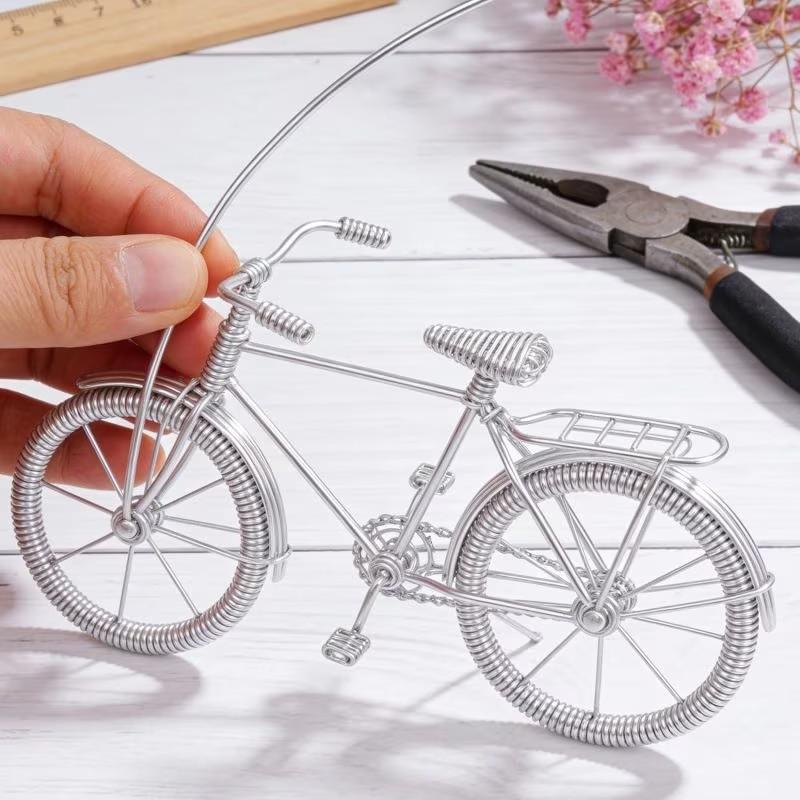 32.8 Feet 3mm Flexible Aluminum Craft Wire, Ideal for DIY Jewelry Making, Sculpting, Wreath Making, Christmas Decorations, Size 9