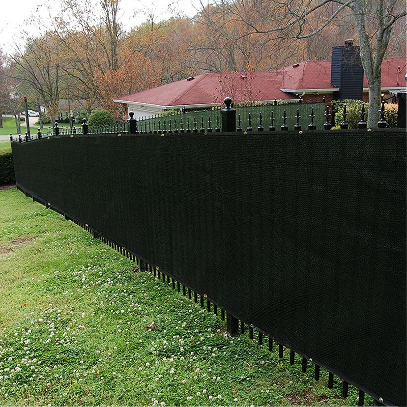 6 feet x 50 feet Privacy Screen Fence Heavy Duty Fencing Mesh Shade Net Cover for Wall Garden Yard Backyard