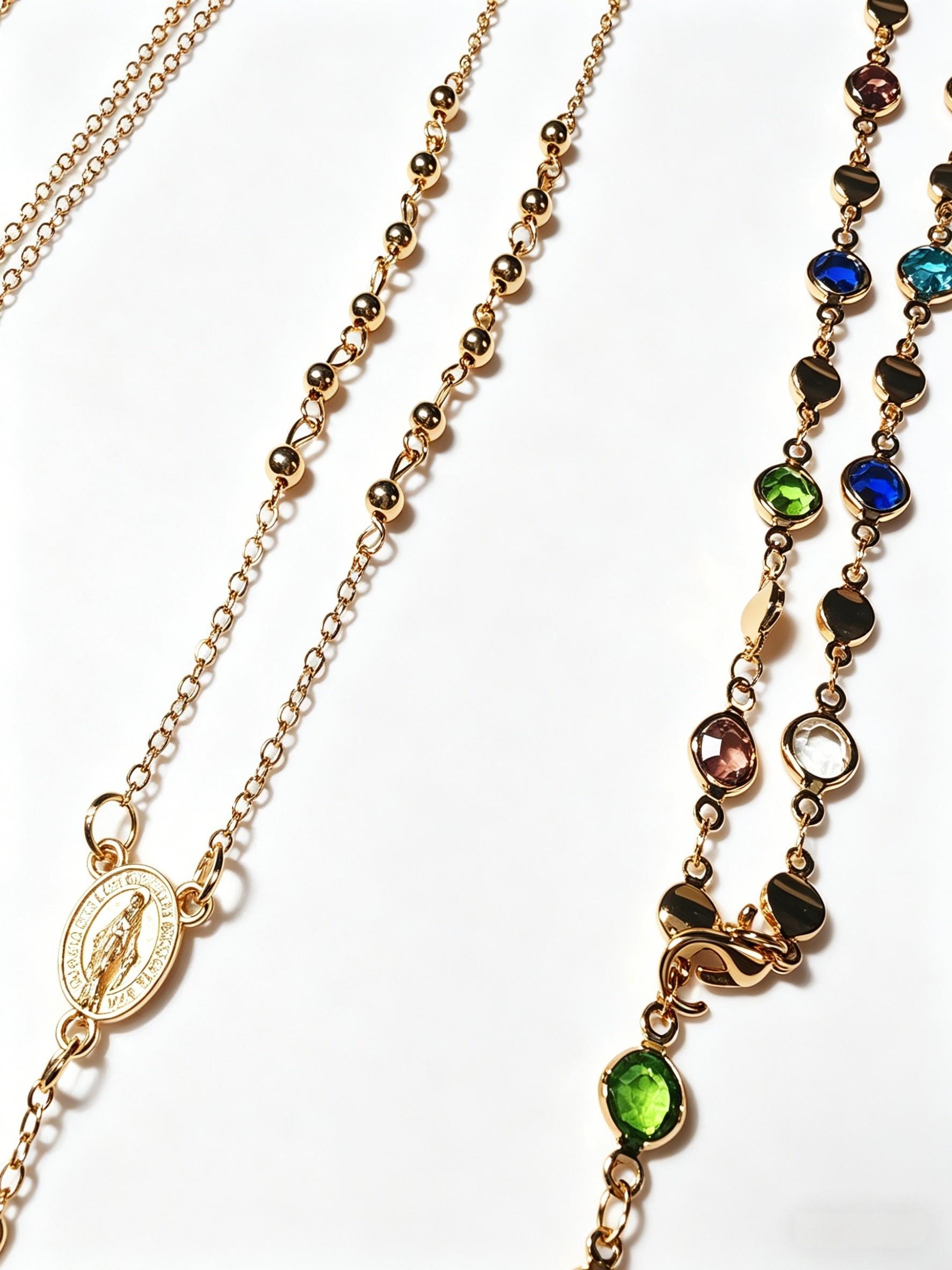 4 Piece Layered Cross Necklace Set, Y2K Gothic Punk Jewelry, Graduation Gift, Music Festival Accessory, Everyday Wear