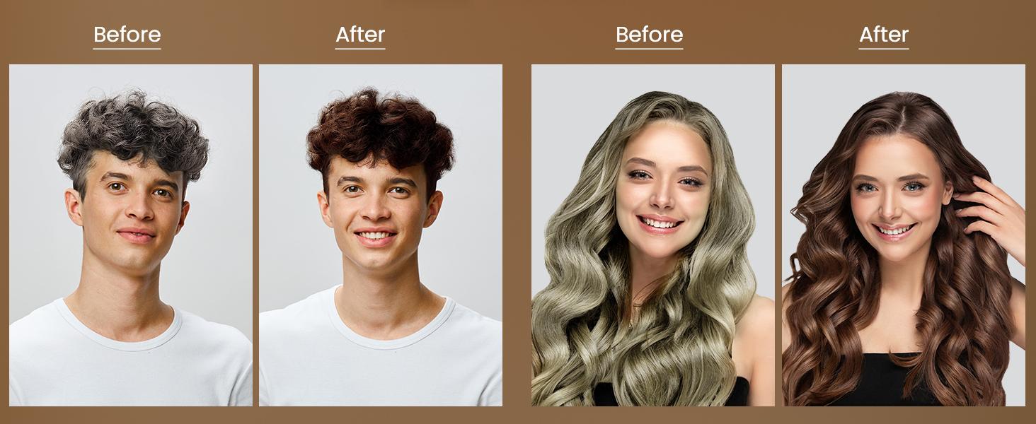 5-in-1 Dark Brown Hair Dye Shampoo – Natural Herbal Hair Color Shampoo with Ginseng, 100% Gray Coverage for Men & Women, Long Lasting Dark Brown, Easy to Use 200ML 5-in-1 Dark Brown Hair Dye Shampoo – Natural Herbal Hair Color Shampoo with Ginseng, 100% Gray Coverage for Men & Women, Long Lasting Dark Brown, Easy to Use 200ML