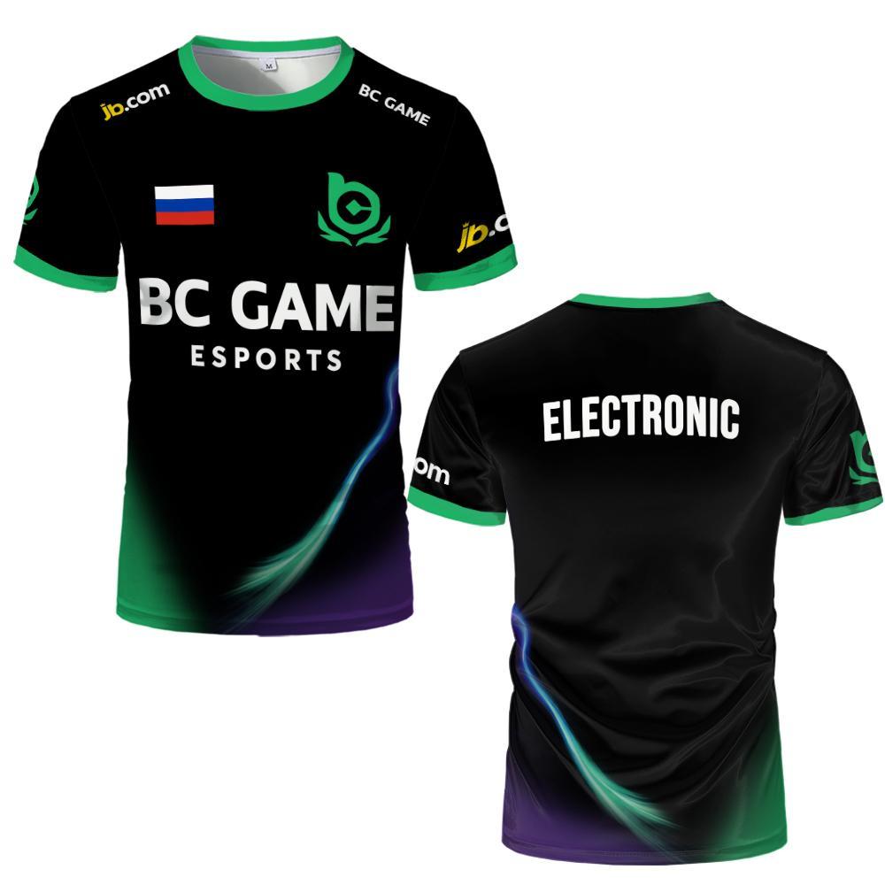 New CS2 BC. Game Esports jersey S1mple professional league player training suit, suitable for both men and women, breathable e-sports fan T-shirt