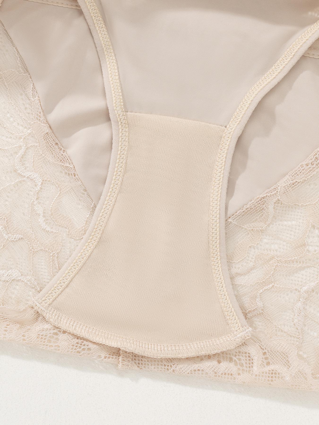 1 sets of lace sexy women's underwear set with underwire deep V gathered integrated underwear Lace splicing panties beautiful back adjustable non-slip design for daily casual and comfortable wear for dating Women's sexy bra panty underwear combination