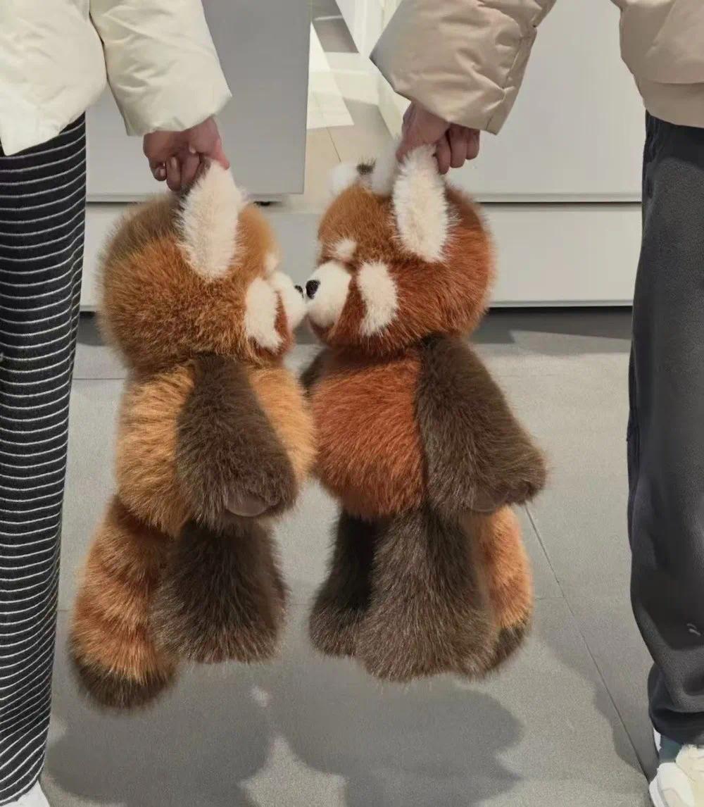 Creative Gift Raccoon Animal Pillow Panda Emotional Support Run Fluffy Soft Animal Lovers Gift
