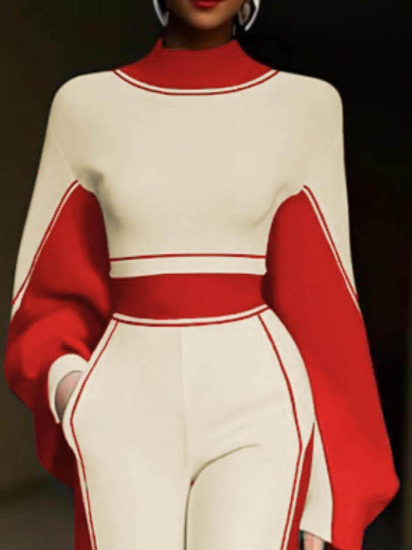 Women's Colorblock Print   Zip Up   Jacket, Casual Long Sleeve   Outerwear for Daily Wear, Ladies Clothes for All Seasons