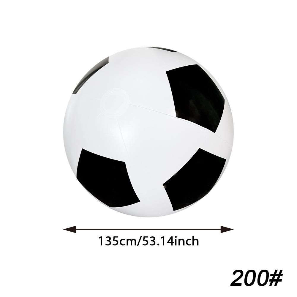 Outdoor Thickened Inflatable Giant Soccer Ball, Large Beach Sports Ball, Pool Party Decor Toy, Kids Playground Game, Water Sport Fun