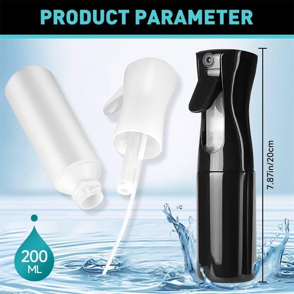 200ml/300ml empty spray bottles, refillable fine mist spray bottles, suitable for hair styling, cleaning, gardening, continuous watering, and also can be used as a sprayer.