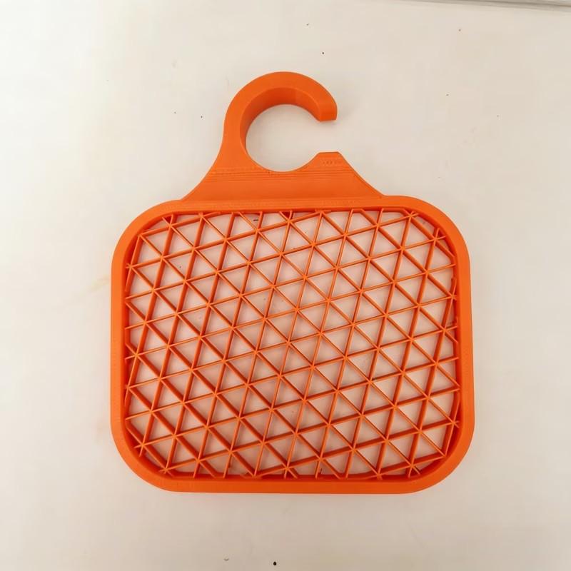 Sink Organizer Drain Rack - Multi-functional Plastic Storage Rack, Fits 28MM Faucet, Holds Sponges, Soap Brushes and Dish Cloths, Easy to Clean, Kitchen Accessory