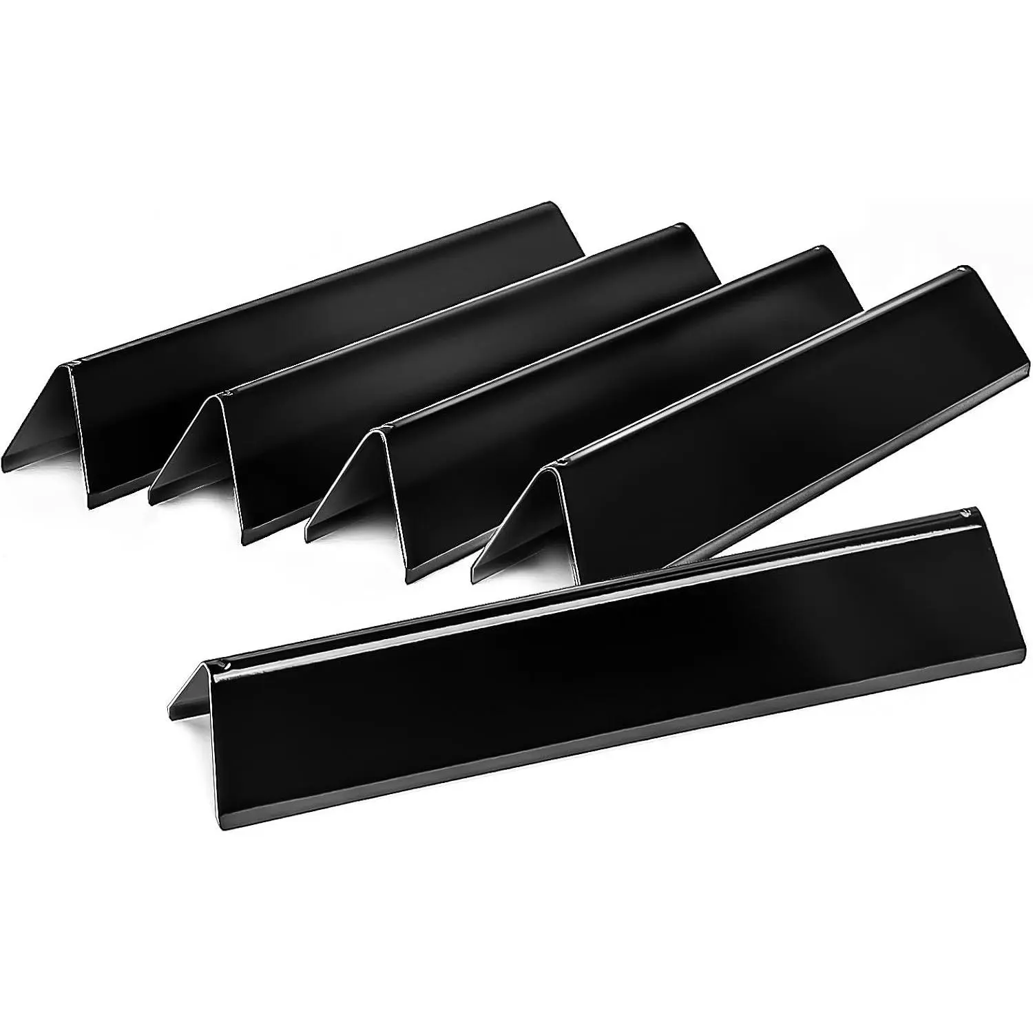 7636 Flavorizer Bars for Weber Spirit 300 and Spirit II 300 Front Control Grills, 15.3 x 2.6 x 2.5 in Porcelain-Enameled Steel Heat Plates for E310 E320 E330 S310 S320 S330, 5-Pack