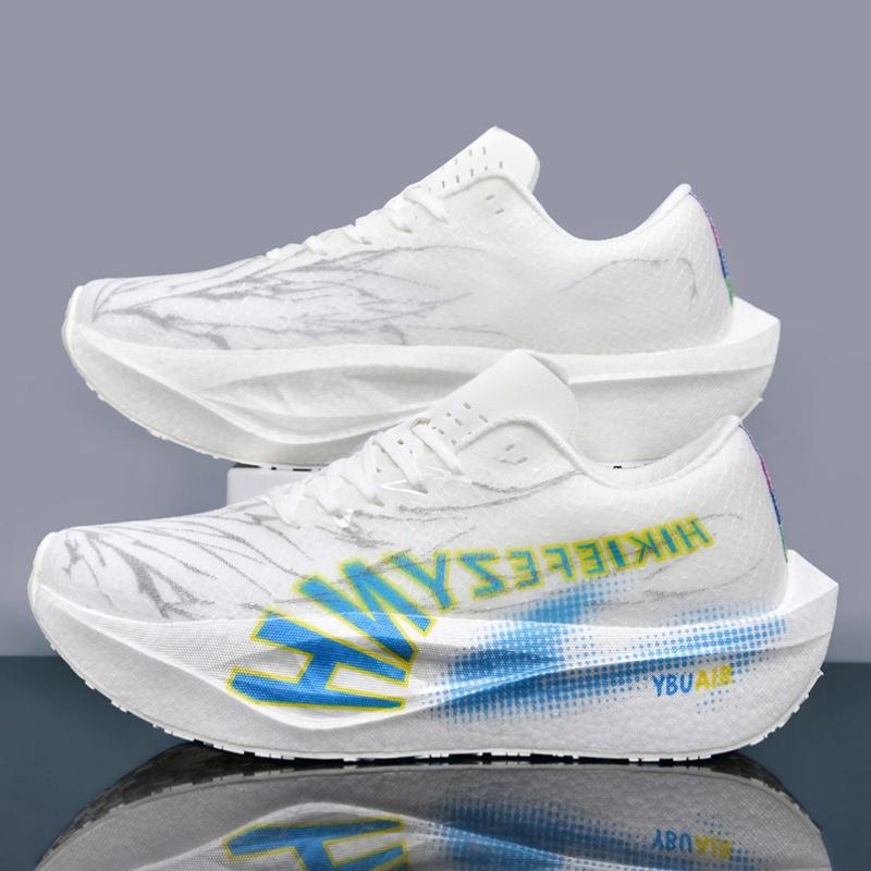 BDHJYDB Women's Round Toe Running Shoes - Breathable Mesh & Synthetic Polyurethane Fabric, Soft Sole, Carbon Plate, Lightweight, Lace Closure, Unisex, Performative Running Fits, Athletic Performance Hiking & Outdoor Footwear, All Seasons, Ballgame Use