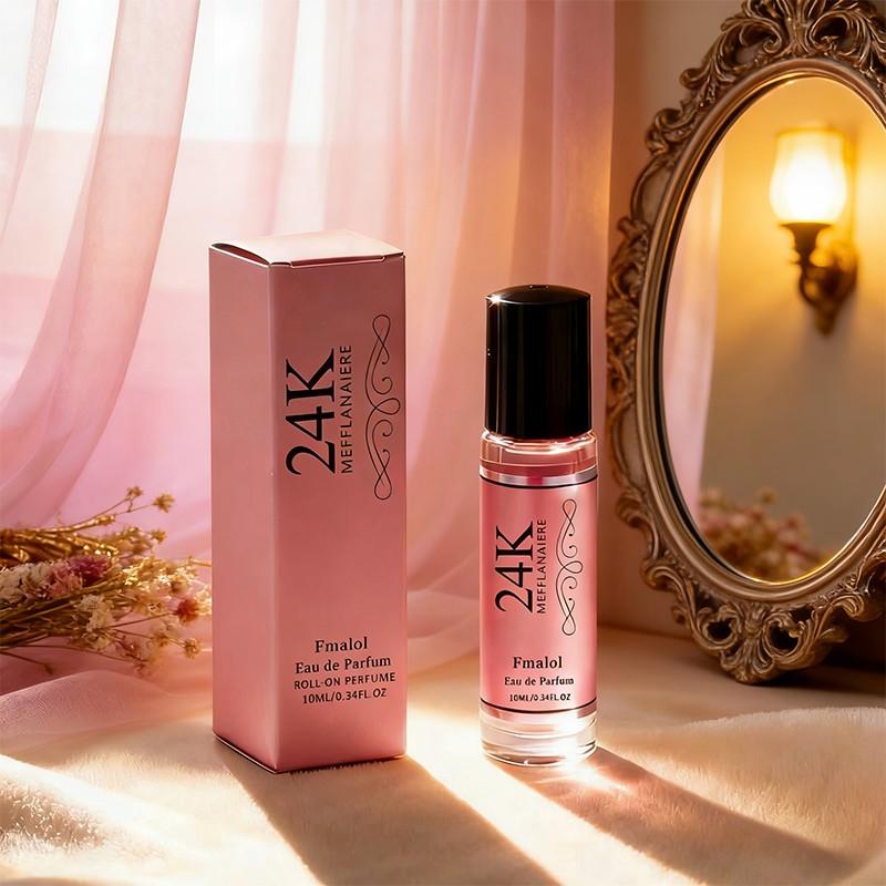 Fmalol24k Selected 10ML Rollerball Perfume, Attractive Scent, Compact and Portable, Perfect for Dates, Parties, and Various Occasions