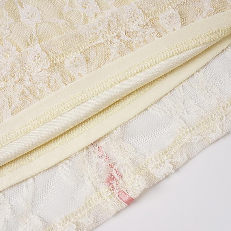 Cute Lace Bowknot Halter Top Y2K Style, Sweet Vintage Summer Tank, Double Layered Floral Trim, Adorable Girl's Sleeveless Blouse