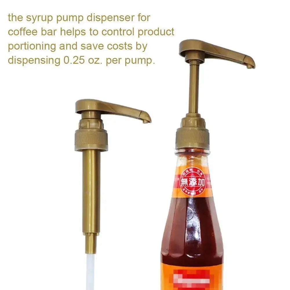 1/2/3PCS Fruit Syrup Pressure Head Coffee 750ML Dispenser Syrup Pump Black Liquid Dispenser For 10Ml Juice Bottle Dispenser Pump
