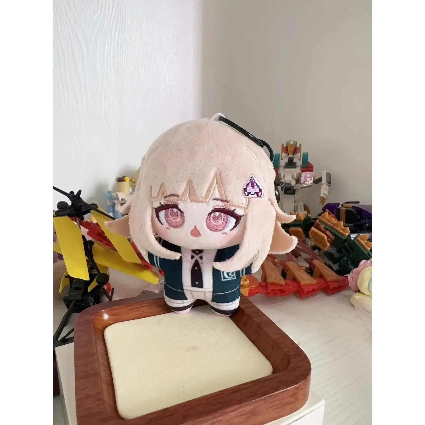 Anime Nagito Komaeda Plush Dolls 10cm Soft Kokichi Oma Plushies Gifts Stuffed Toy Pendant Dolls Collection Backpack Props