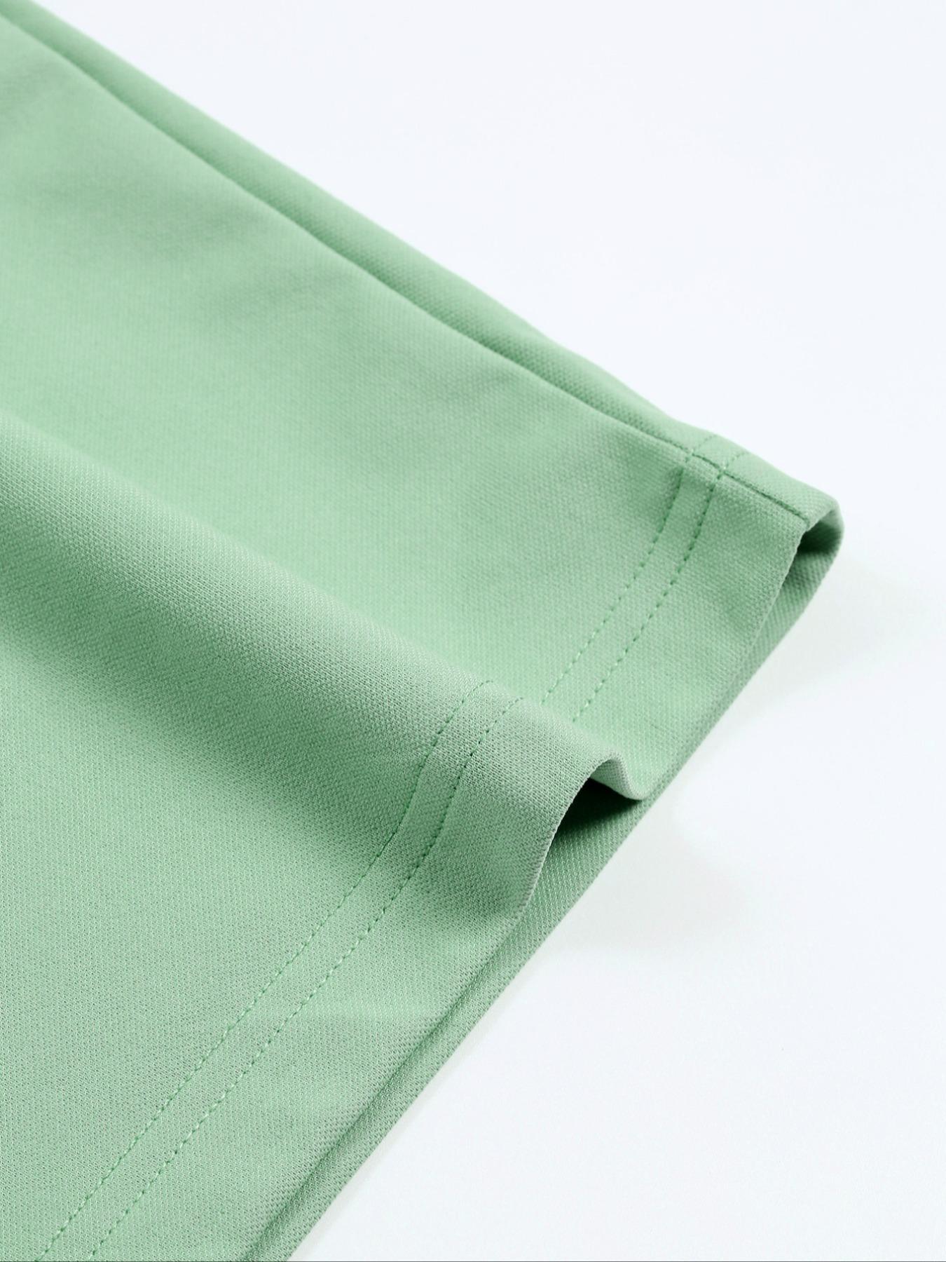 Hh4946 Zavetti Canada Logo Print Men's Polo Shirt, Elastic Casual Breathable Four-Season Comfortable Durable High-End Polo