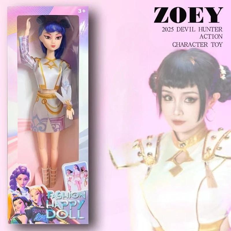 New Arrival Kpop Demon Hunter Girl Group Dolls - Mira, Rumi, Zoey with Theme Song Music Toy, Back-to-school season Birthday Gift for Girls Collectible Dolls