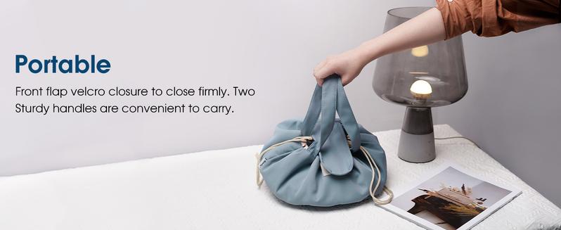 Narwey Barrel Drawstring Makeup Bag Large Cosmetic Bag Make up Bags Women and Girls Toiletry Organizer for Travel Toiletries Accessories Essentials TikTokShopBlackFriday Narwey Barrel Drawstring Makeup Bag Large Cosmetic Bag Make up Bags Women and Girls Toiletry Organizer for Travel Toiletries Accessories Essentials TikTokShopBlackFriday