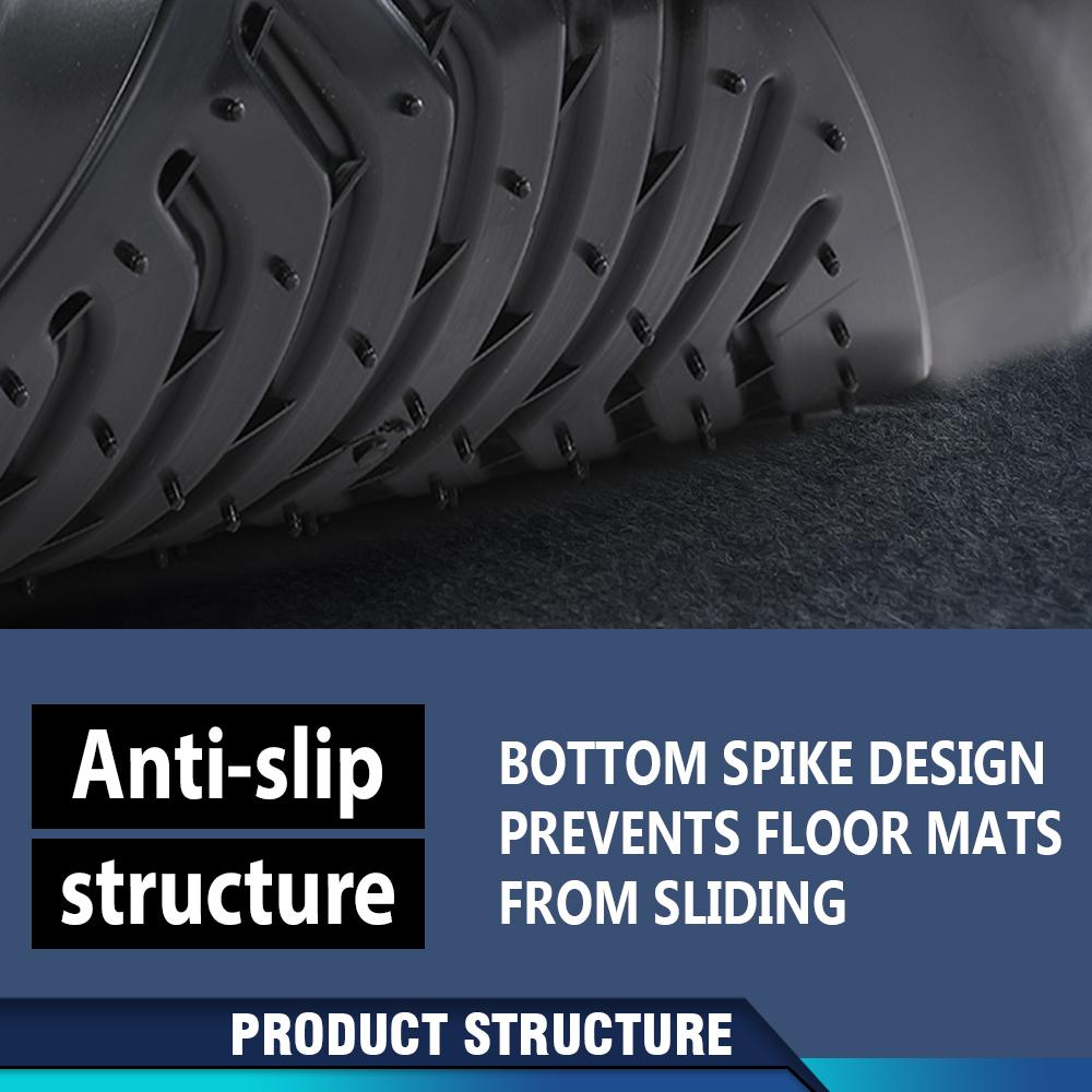 CROSSDESIGN 3pc Floor Mats Waterproof Tpe Protection Liners Fit For 2018-2022 Honda Accord Sedan Models