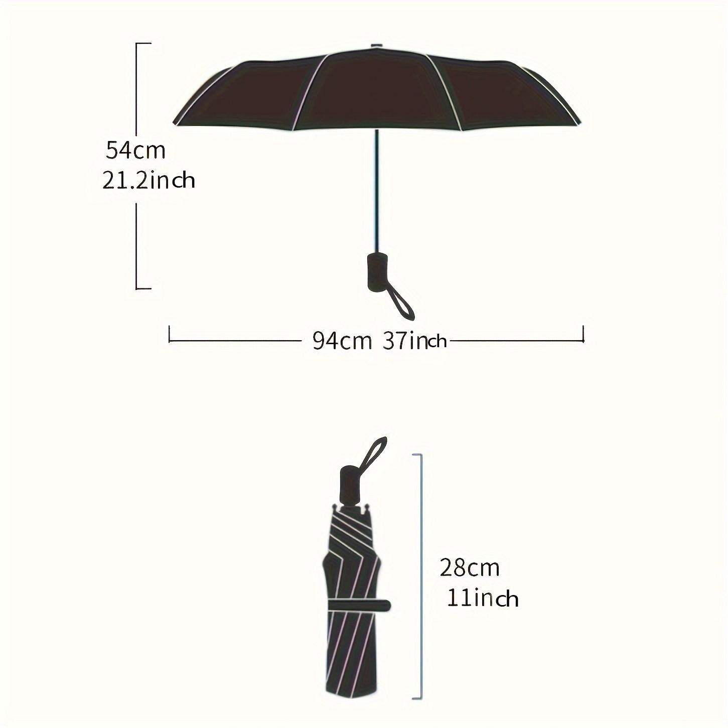 Automatic Foldable Transparent Umbrella, Waterproof Durable Portable, Ideal Gift for Friends, Perfect for Rainy Days