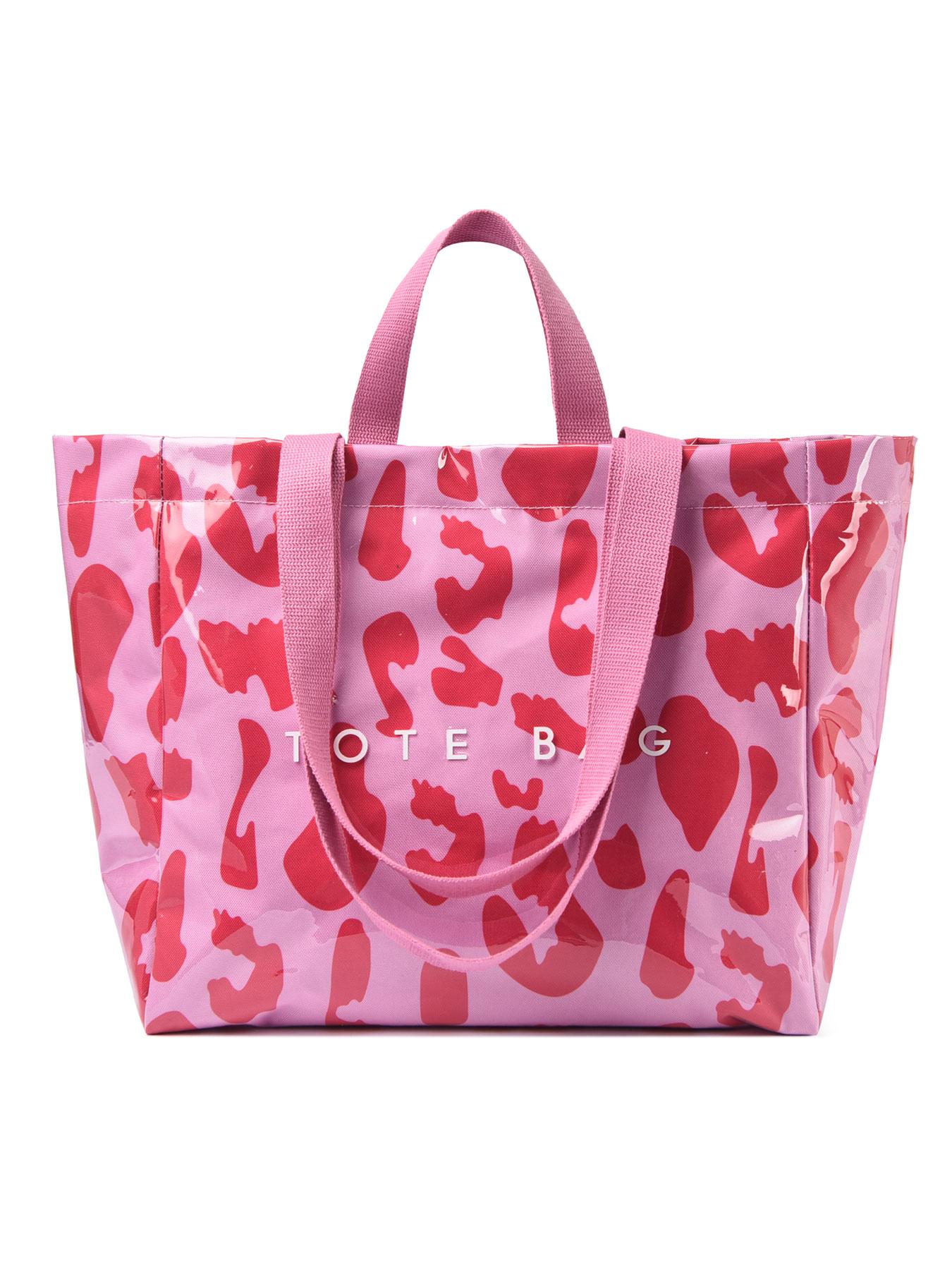 Women's PVC Waterproof Lightweight Tote Bag, Large Capacity Commuter Bag, Durable Design Bag for Daily Use & Travel Essentials, Valentine's Day Gift