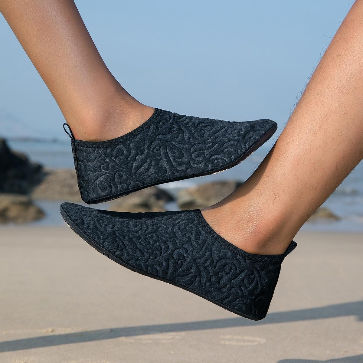 Unisex Springbreak Indoor Barefootshoes Easy-On Yoga Shoes Women Barefootshoes Foldable Water Shoes Breathable Gymshoes, Men Quick-Dry Beach Shoes, Couples' Style