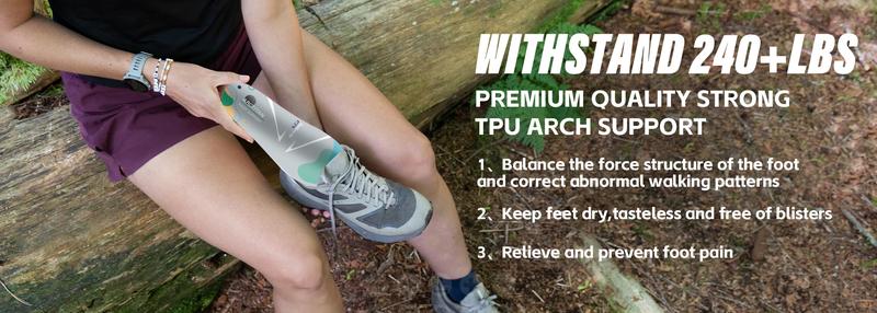 High Arch Support Orthotic Insoles For Men Women,Plantar Fasciitis Insoles,Work Boot Insoles For Standing All Day,Shock Absorbing Heavy Duty Support Relief Foot Pain,Orthotic Flat Feet,Heightening Insole,Chef,Food Service,Shoe Inserts,Sweat Footwear