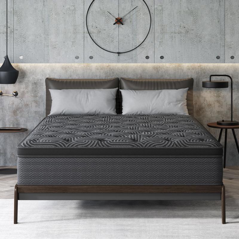 9 /12/14 Inch Gel Memory Foam Mattress Twin Full Queen King Bed Hybrid Spring Mattress  In A Box ，Medium Firm for Motion Isolation, Edge Support