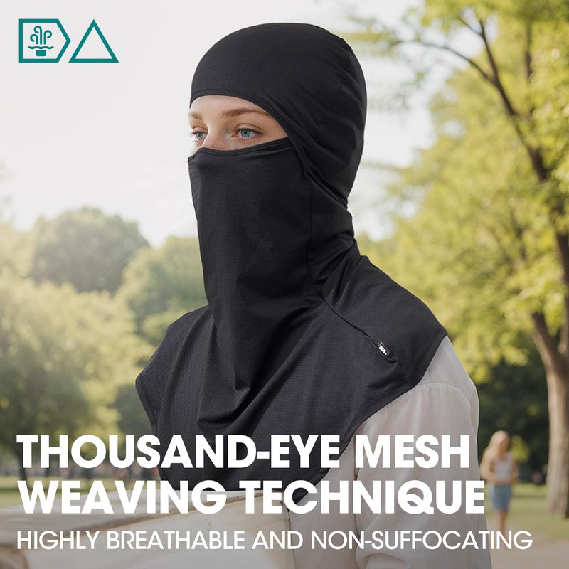Fishing Balaclava, Men & Women Cycling Full Face Mask, Unisex Design UV Protection Long Neck Mask Covers for Outdoor Work in Summer, Outdoor Sports Mask