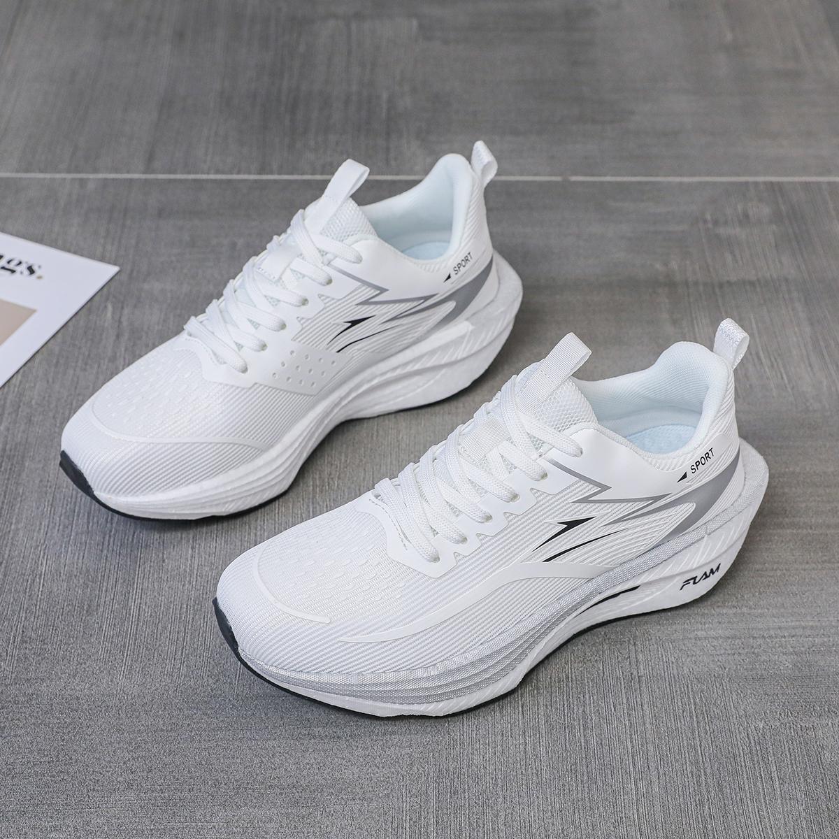 Unisex Spring New Casual Athletic Workout Sneakers Summershoes Comfortable Soft Lightweight Running Thick Sole, Ideal for Men Indoor Gymshoes Outdoor Running Size 36-45