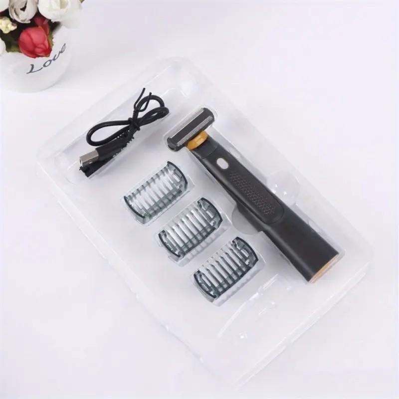 New Rechargeable Cordless Shaver, Body Hair Shaver, Beard and Body Trimmer, Trim, Edge, Shave, and Shape, Perfect Gift, Ideal Companion Gift