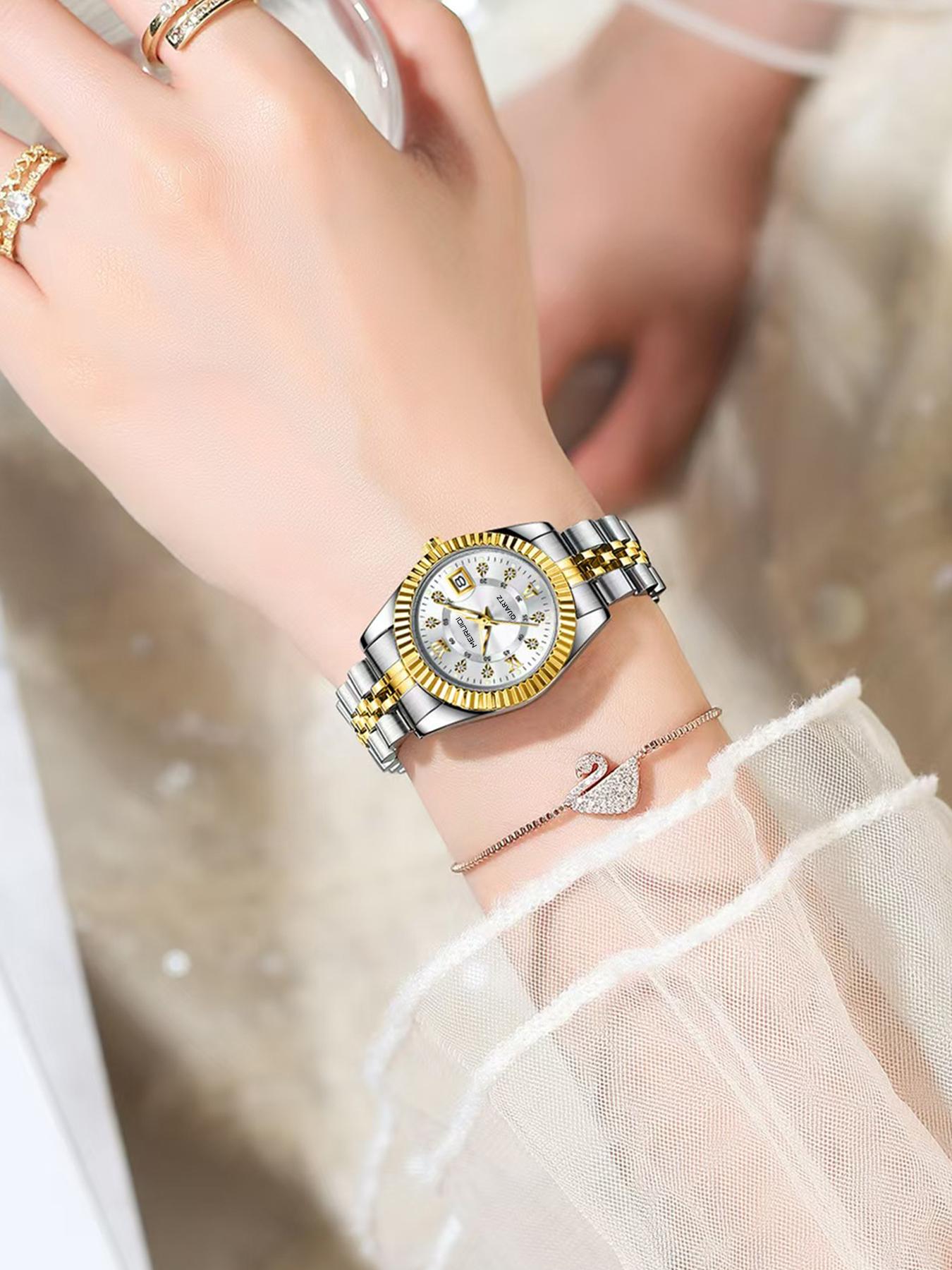 Gold And Diamond Accent Women\'s Quartz Watch Citizen Quartz Women main image 2