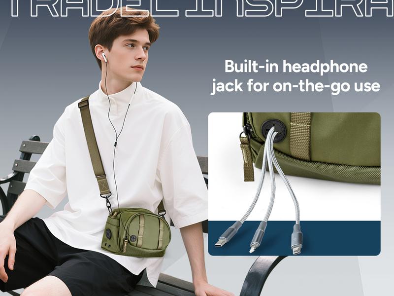 travel inspira Functional Multi Pocket Crossbody Bag Stylish Shoulder Bags Purse, Water-proof, Hiking,Outdoor,Travel,Leisure