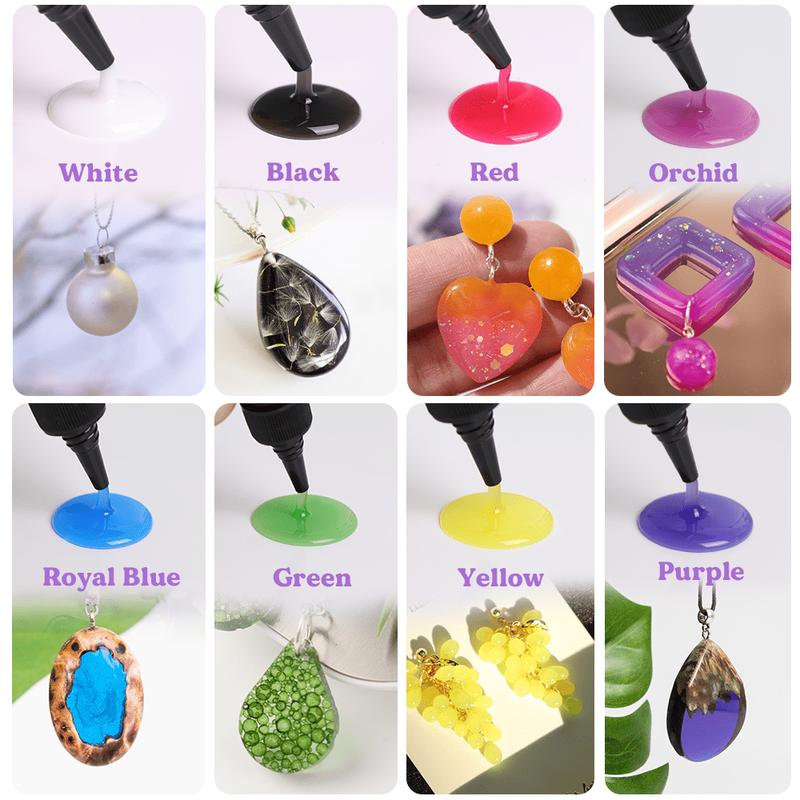 12Colors UV Resin Kit for Crafts, Jewelry Making, Decoration(20g Each), DIY Birthday Gift Crafts LET'S RESIN