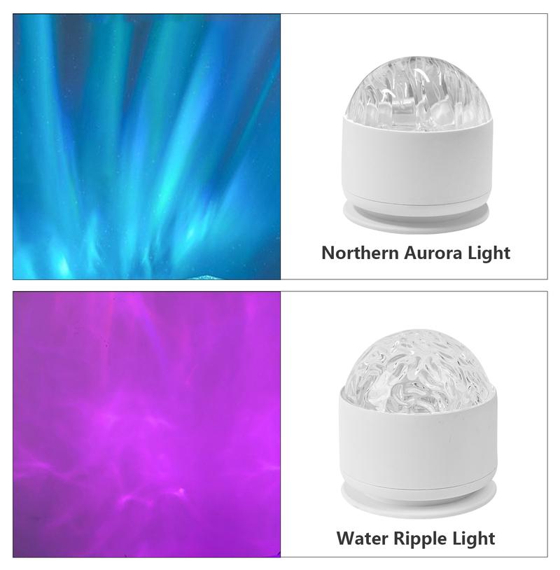 Aurora & Water Ripple 2-in-1 Projector Light – 16 Color LED Atmosphere Lamp with Remote, USB-Powered Night Light for Bedroom, Parties & Relaxation Modern Mood Lighting Rgb Lighting Effects Halloween Decor Christmas Gift Aurora & Water Ripple 2-in-1 Projector Light – 16 Color LED Atmosphere Lamp with Remote, USB-Powered Night Light for Bedroom, Parties & Relaxation Modern Mood Lighting Rgb Lighting Effects Halloween Decor Christmas Gift