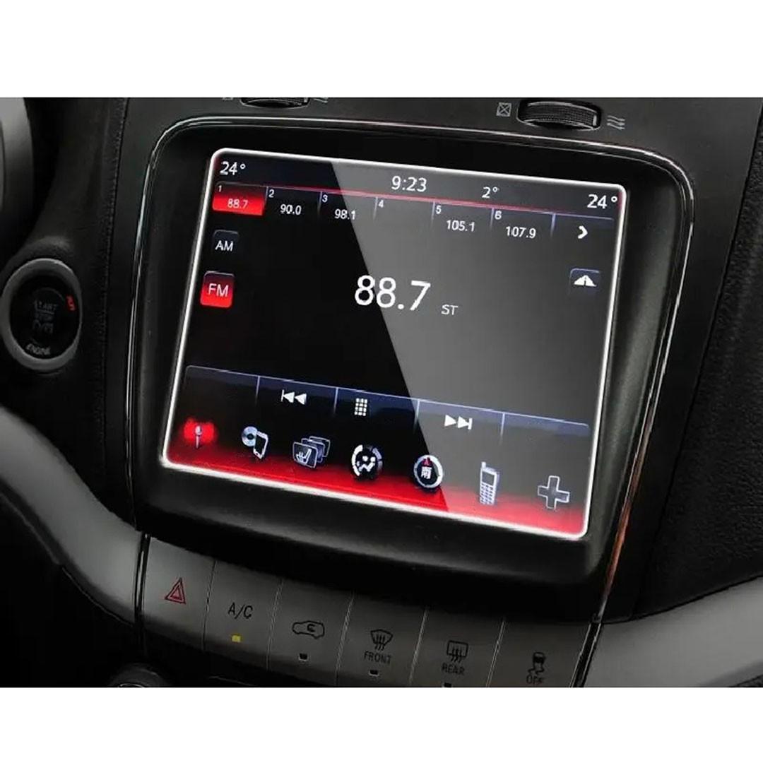 Dodge Journey 2013-2016 8.4 Inch Car GPS Navigation Tempered Glass Protector, Durable Screen Guard for Vehicle Dashboard Display