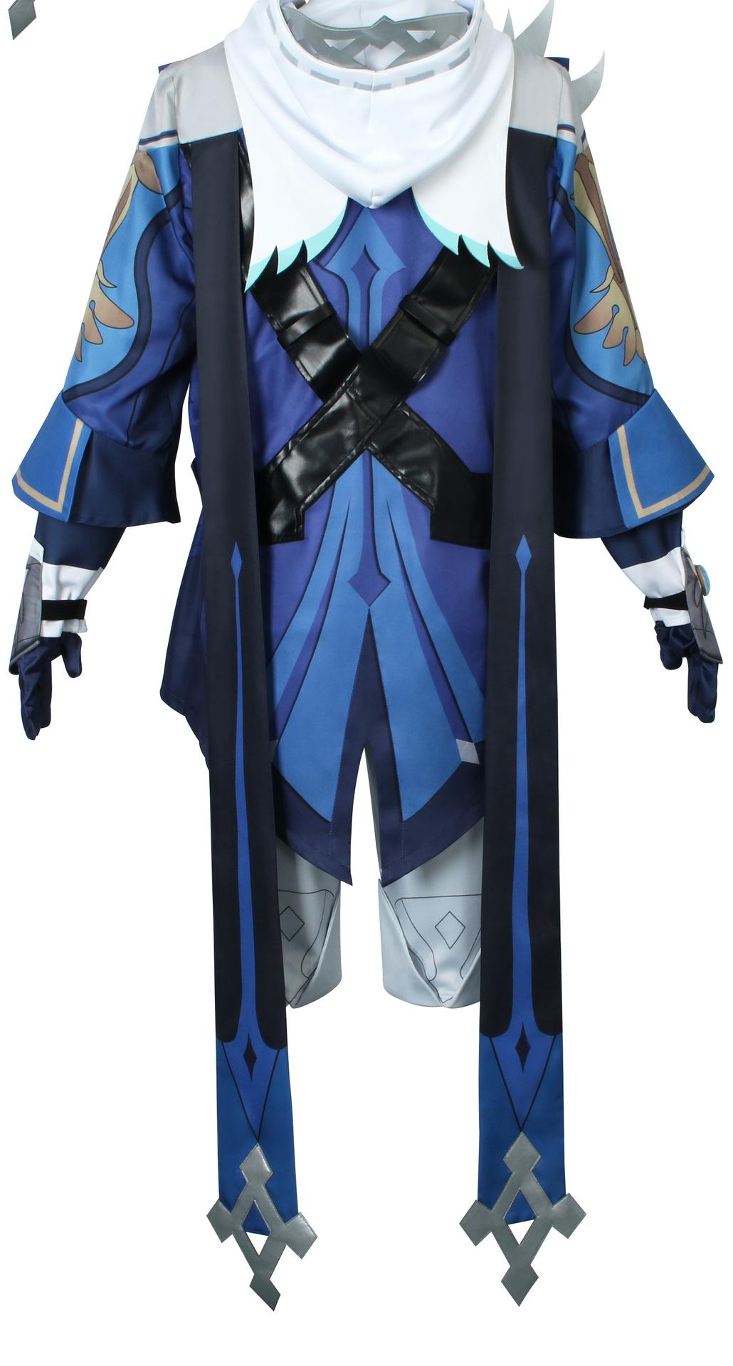 Mika Cosplay Anime  Impact Cosplay Costumes Mika Schmidt Cosplay Uniforms Clothes Suits Blue Outfits Coats Jackets