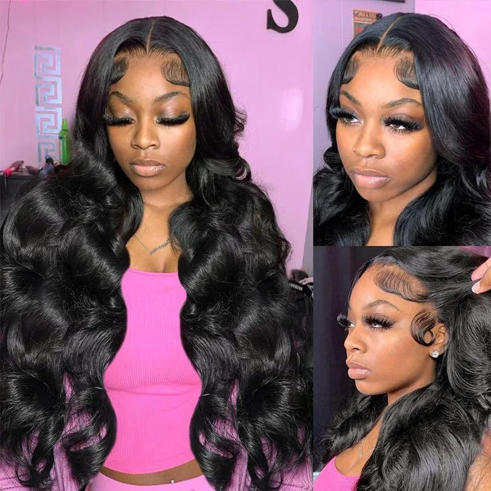 Bling Hair 13x6 Lace Front Wigs Human Hair Pre Plucked Body Wave HD Lace Front Wigs Human Hair 180% Density Frontal Wigs Human Hair TikTokShopHolidayHaul
