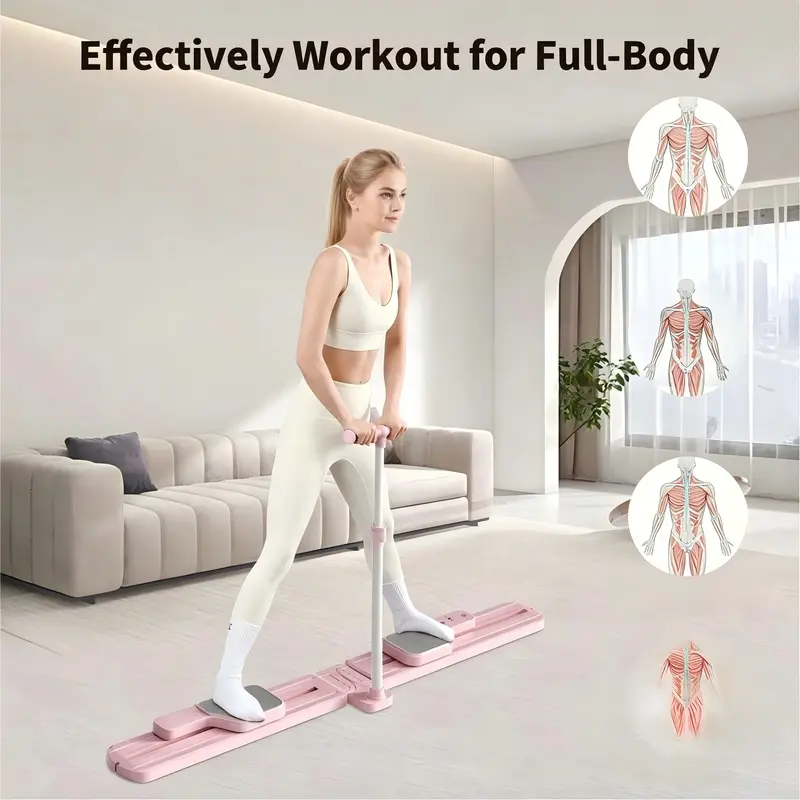 Pink ski machine