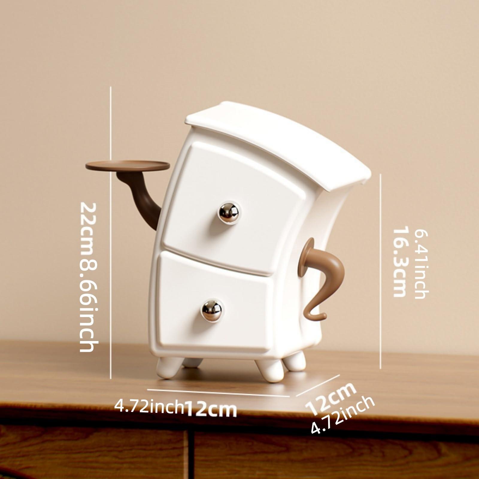 Creative Bent Shape Jewelry Storage Box, Stackable Drawer Style Organizer, Perfect for Organizing Accessories, Stylish and Functional Design