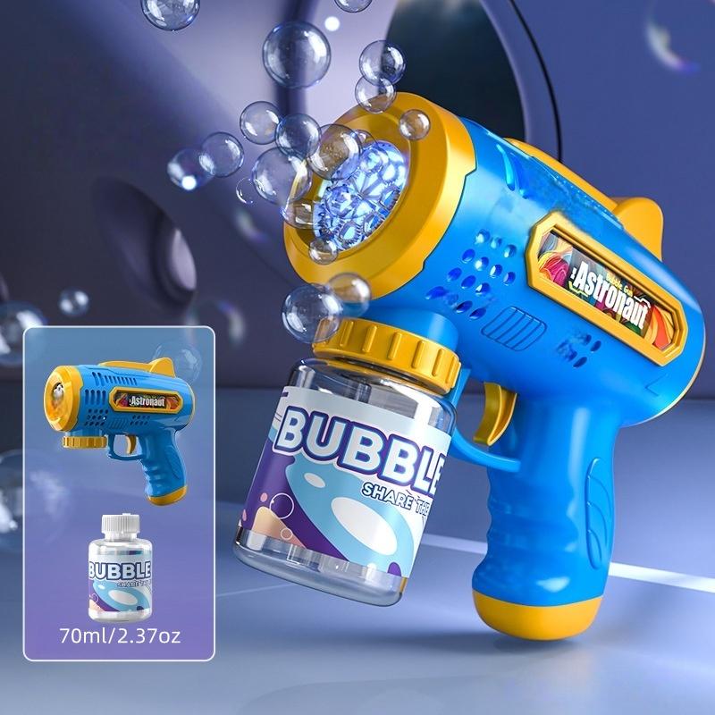 Handheld Automatic Bubble Machine, Quick Bubbles No Leaks, Outdoor Toy Birthday Gift, Requires 4x 1.5v Aa Batteries