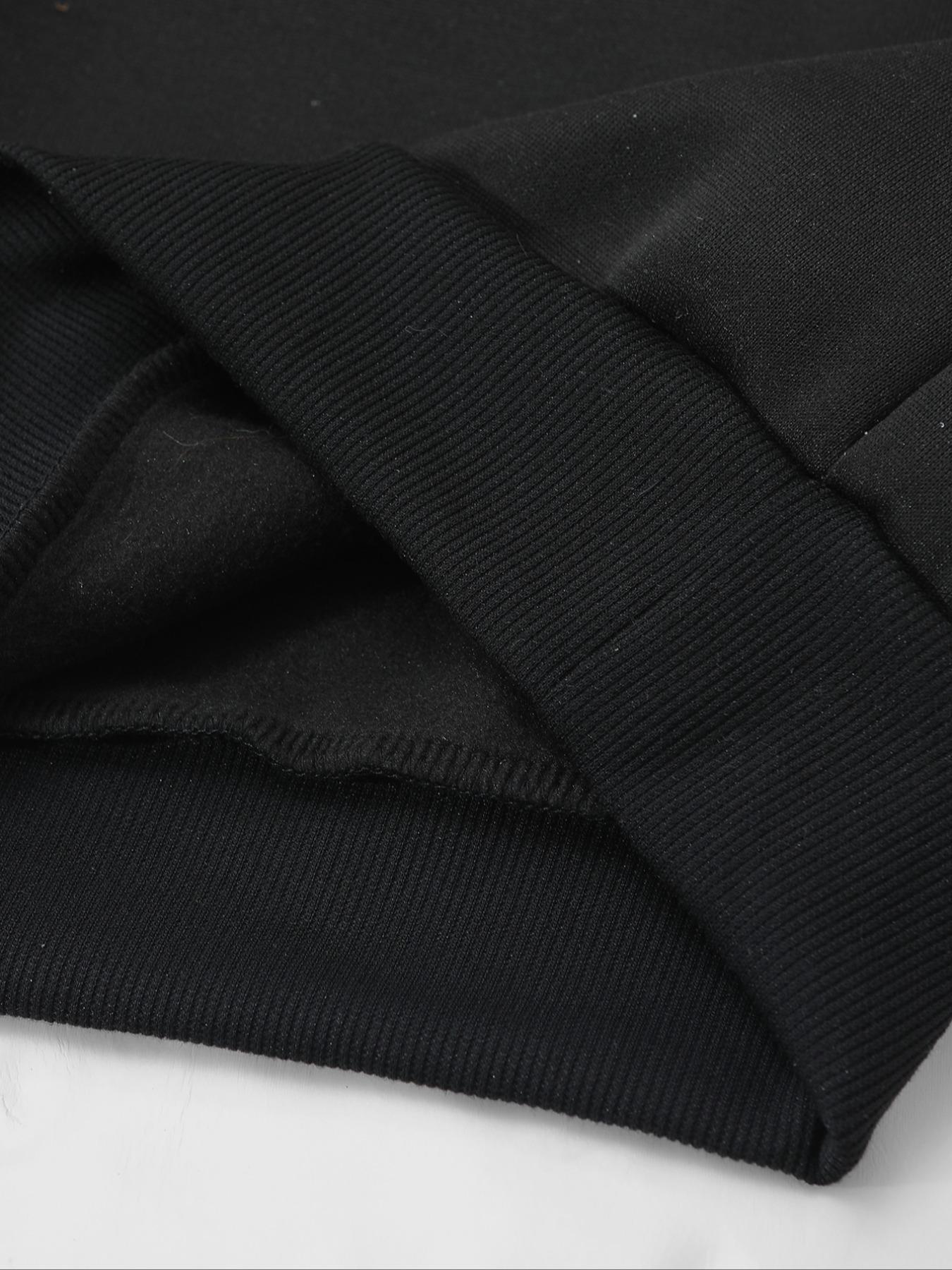 Unisex Graphic Print Polo Sweatshirt, Thick Vintage Style Fleece Pullover with Philippians 4:6 Quote, Streetwear Y2K Fashion