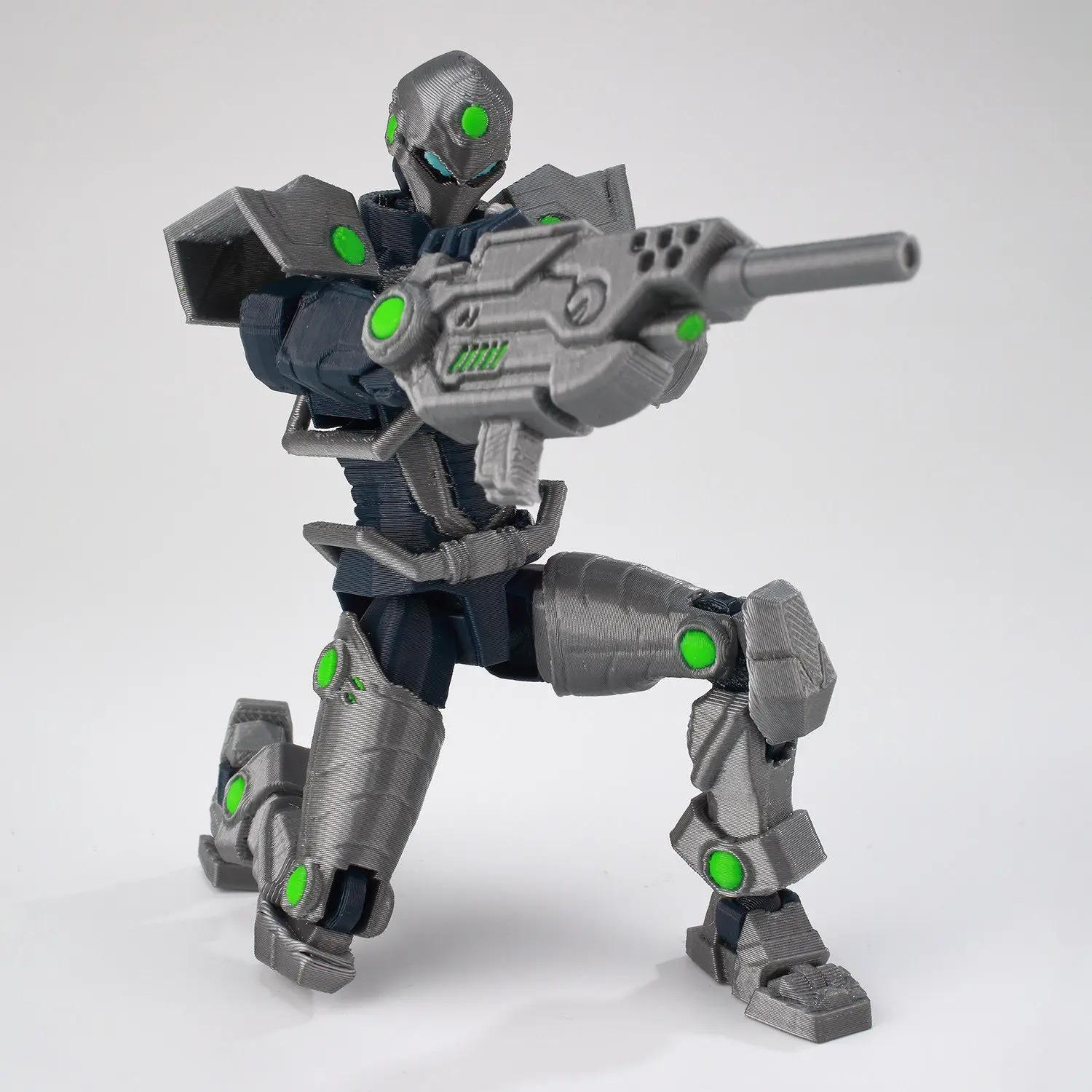 In Stock 3d Printed Invincible Toys Action Figures T13 Dummy 13 Superheroes Multi-Jointed Movable Shapeshift Toy Technology jack