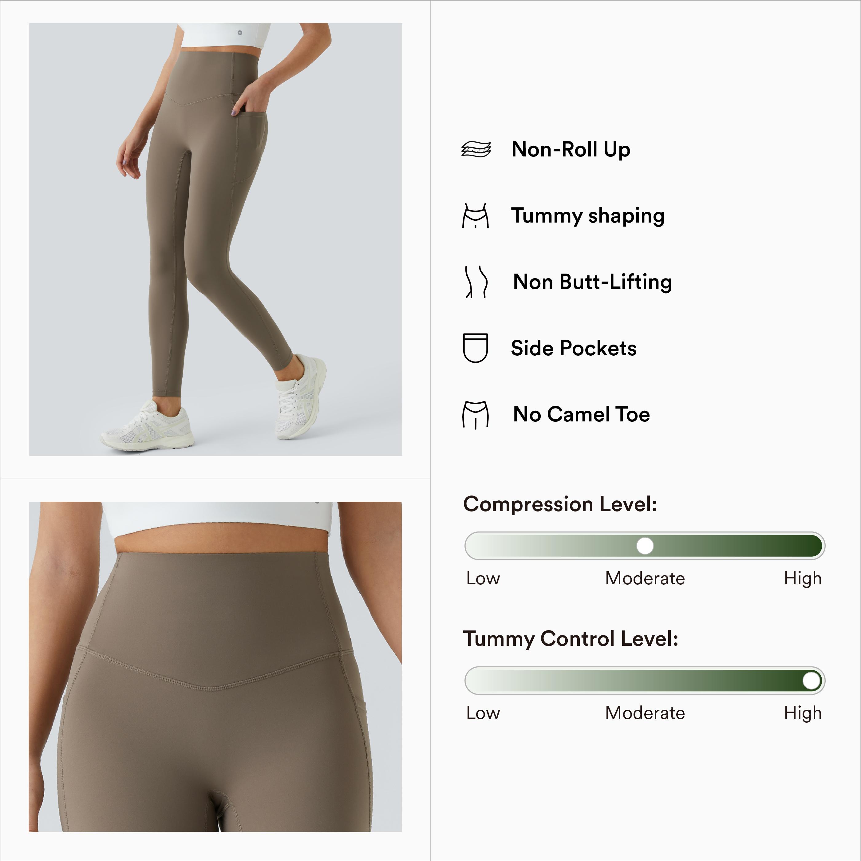 Halara UltraSculpt™ SoCinched High Waisted Tummy Control Side Pocket Shaping Training Leggings